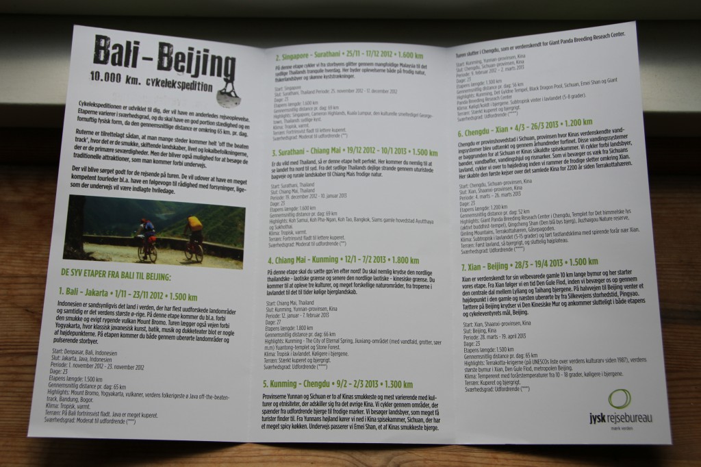 Bali - Beijing Bicycle Expedition